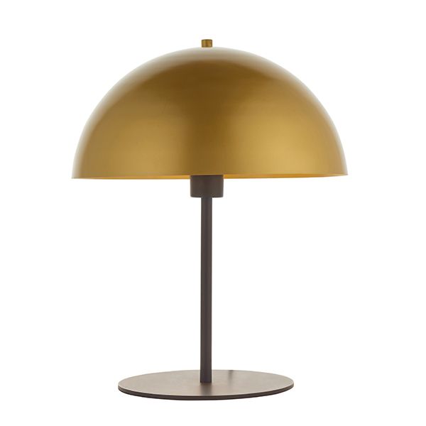 Nelson Lighting NL942695 1 Light Table Lamp Soft Gold & Dark Bronze Effect Paint