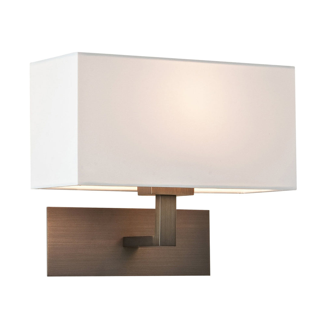 Astro 1080044 Park Lane Bronze Wall Light White Shade