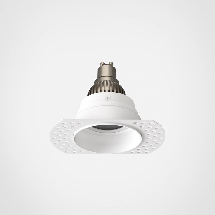 Astro 1248024 | Adjustable Round Trimless Downlight | Matt White Finish