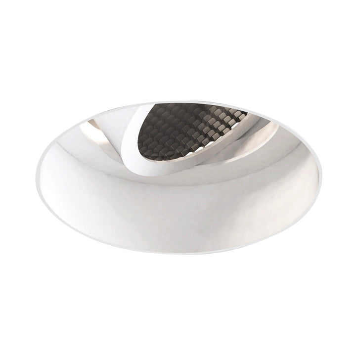 Astro 1248024 | Adjustable Round Trimless Downlight | Matt White Finish