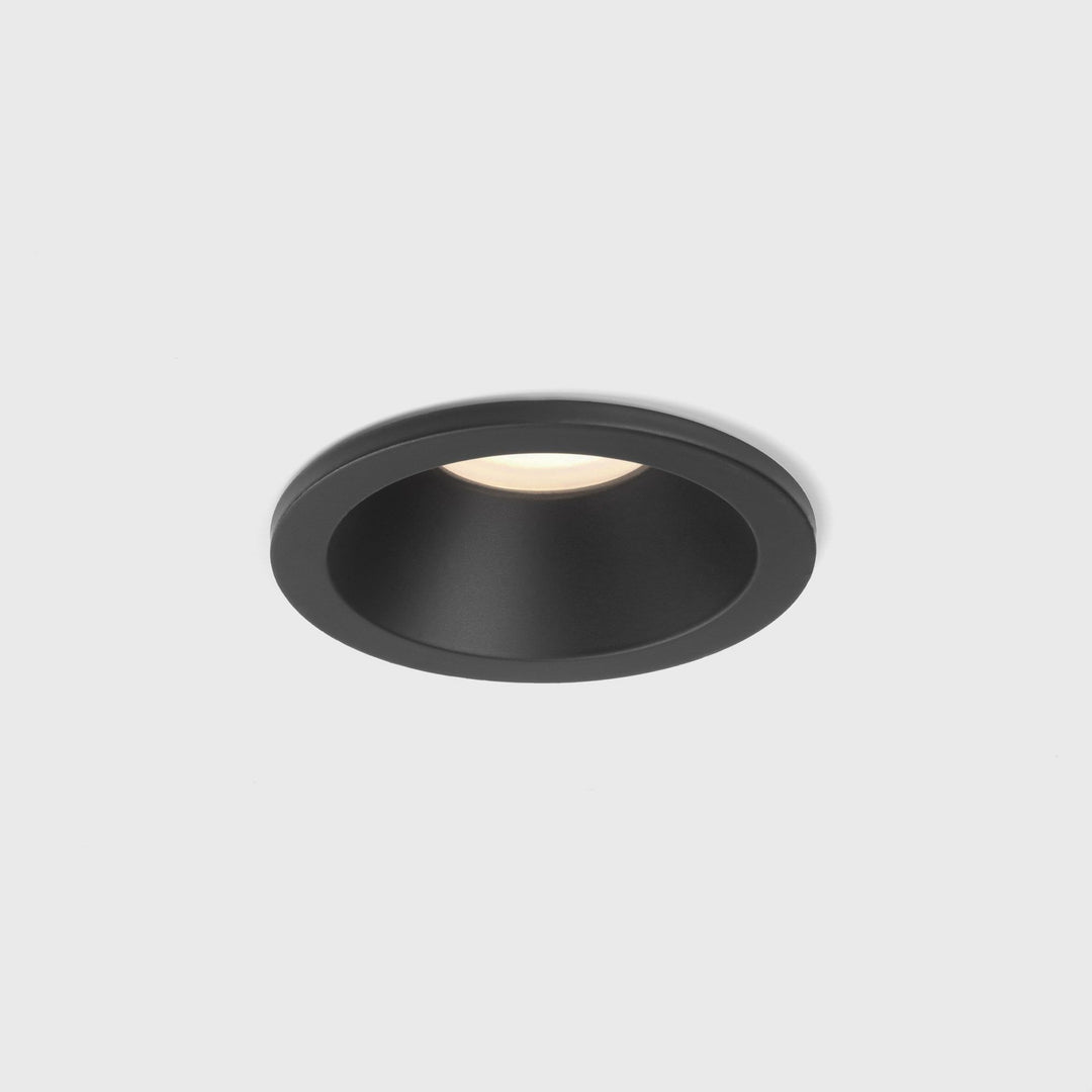 Astro 1249017 Minima Round Fixed Bathroom Downlight Black