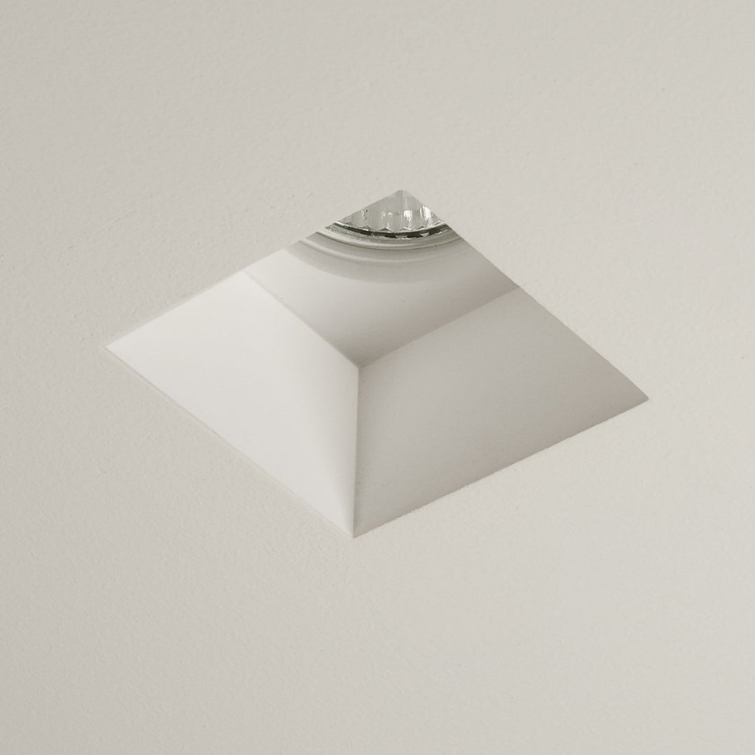 Astro 1253002 | Blanco Square Downlight | Plaster Finish