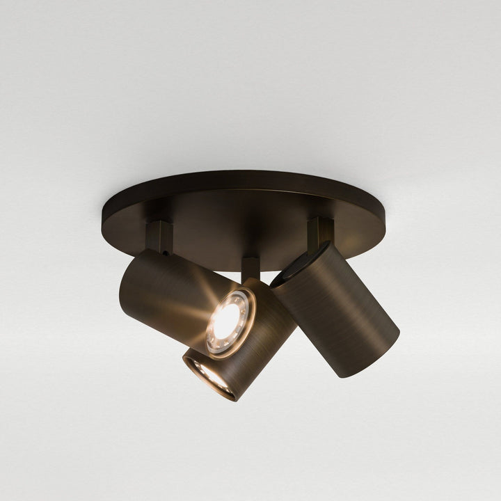 Astro 1286005 Ascoli Spotlight 3 Round Painted Bronze