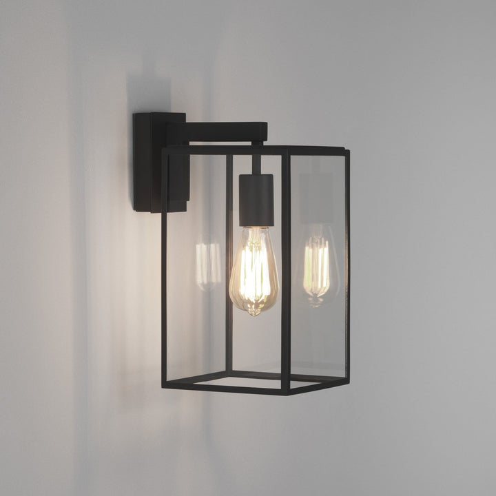 Astro 1354004 Box Lantern 350 Wall Light Black