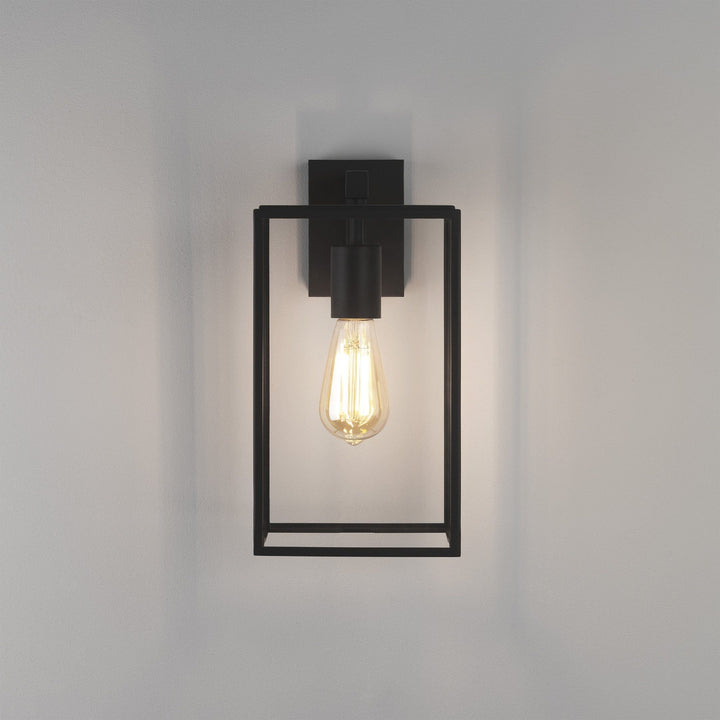 Astro 1354004 Box Lantern 350 Wall Light Black