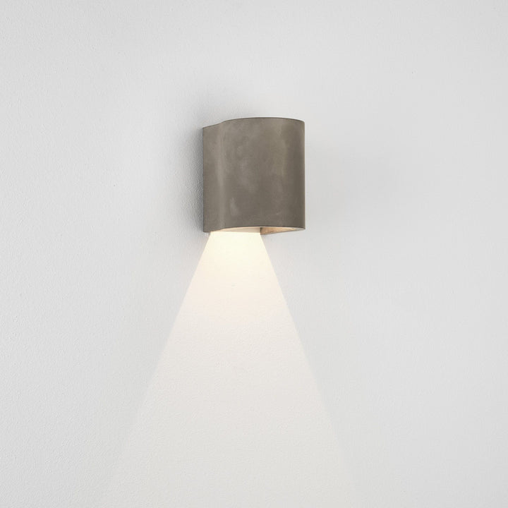 Astro 1384019 Dunbar 120 LED Outdoor Wall Light Concrete