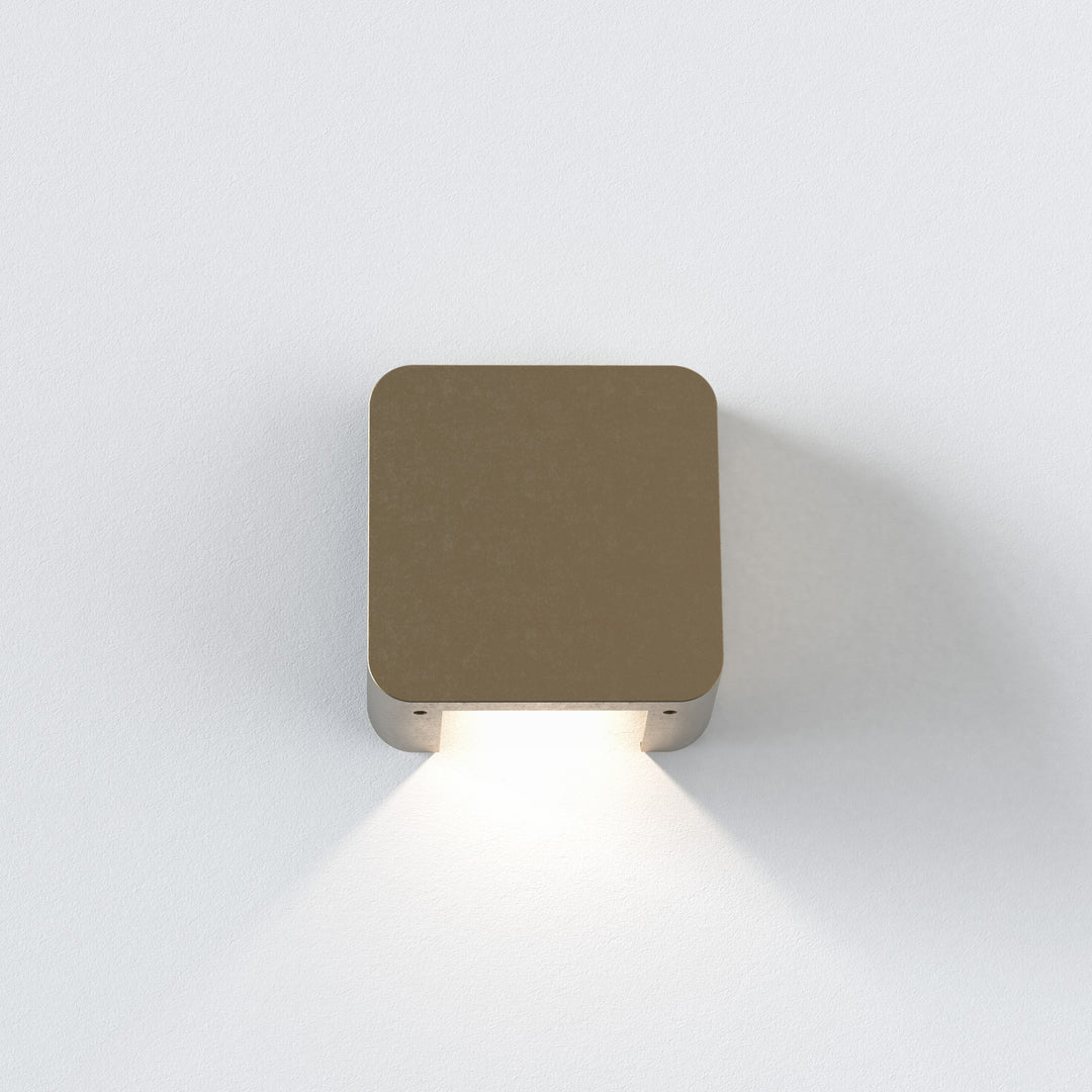 Astro 1419005 Incline LED Outdoor Wall Light Solid Brass