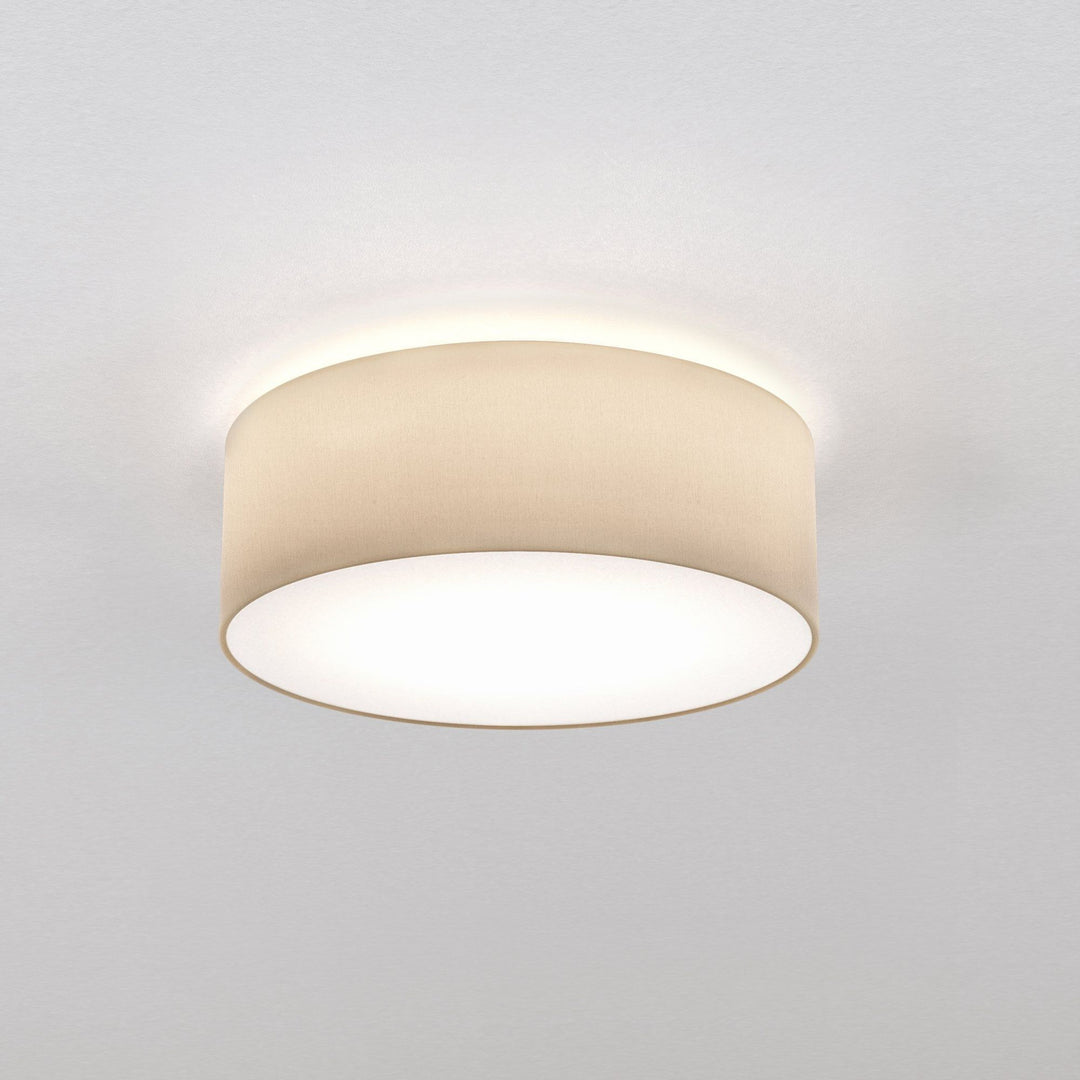 Astro 1421002 Cambria 380 Flush Ceiling Light Putty Fabric