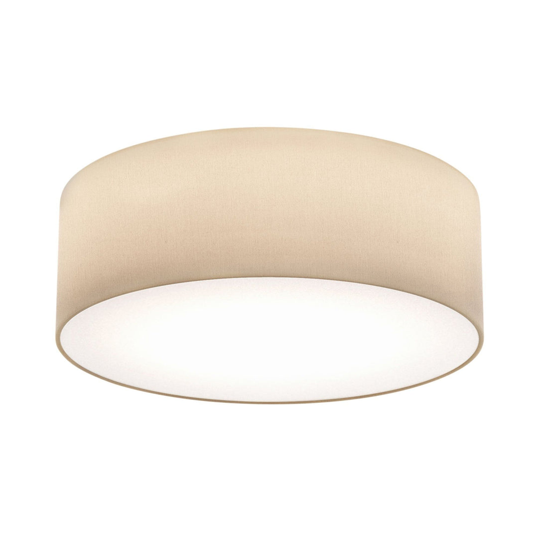 Astro 1421002 Cambria 380 Flush Ceiling Light Putty Fabric