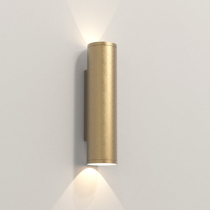 Astro 1428017 Ava Outdoor Wall Light Solid Brass