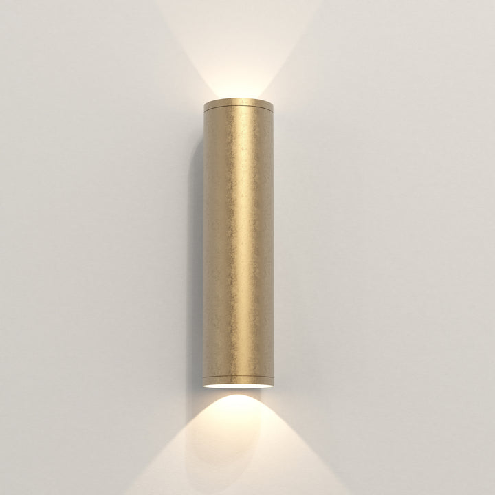 Astro 1428017 Ava Outdoor Wall Light Solid Brass