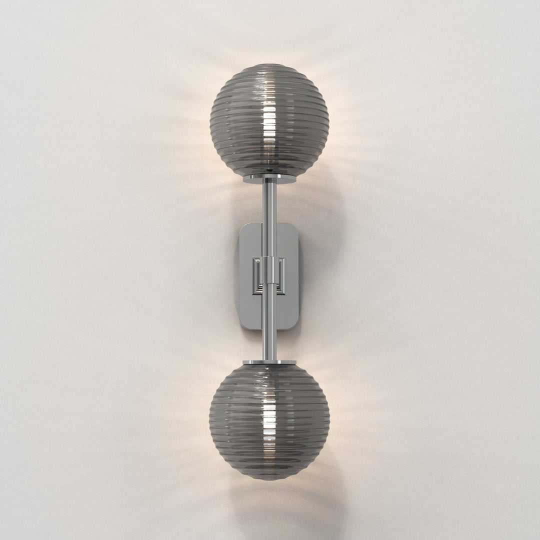 Astro 1429002 Tacoma Twin Bathroom Wall Light Polished Chrome