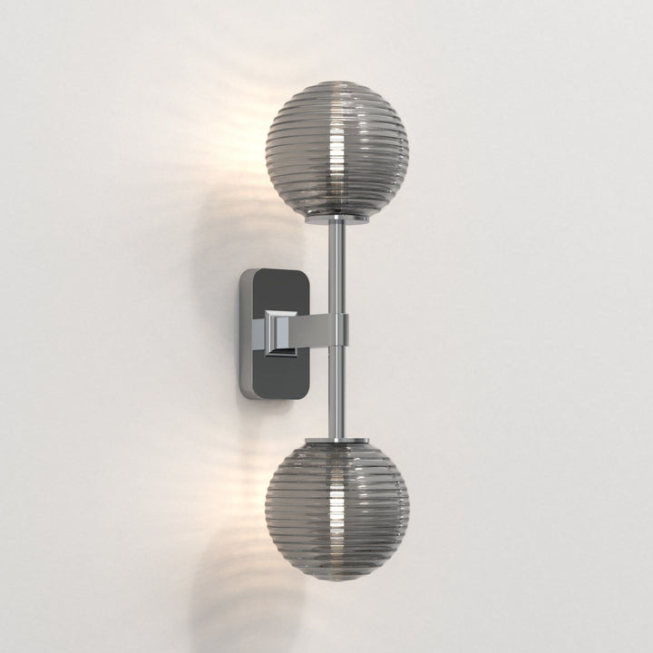 Astro 1429002 Tacoma Twin Bathroom Wall Light Polished Chrome