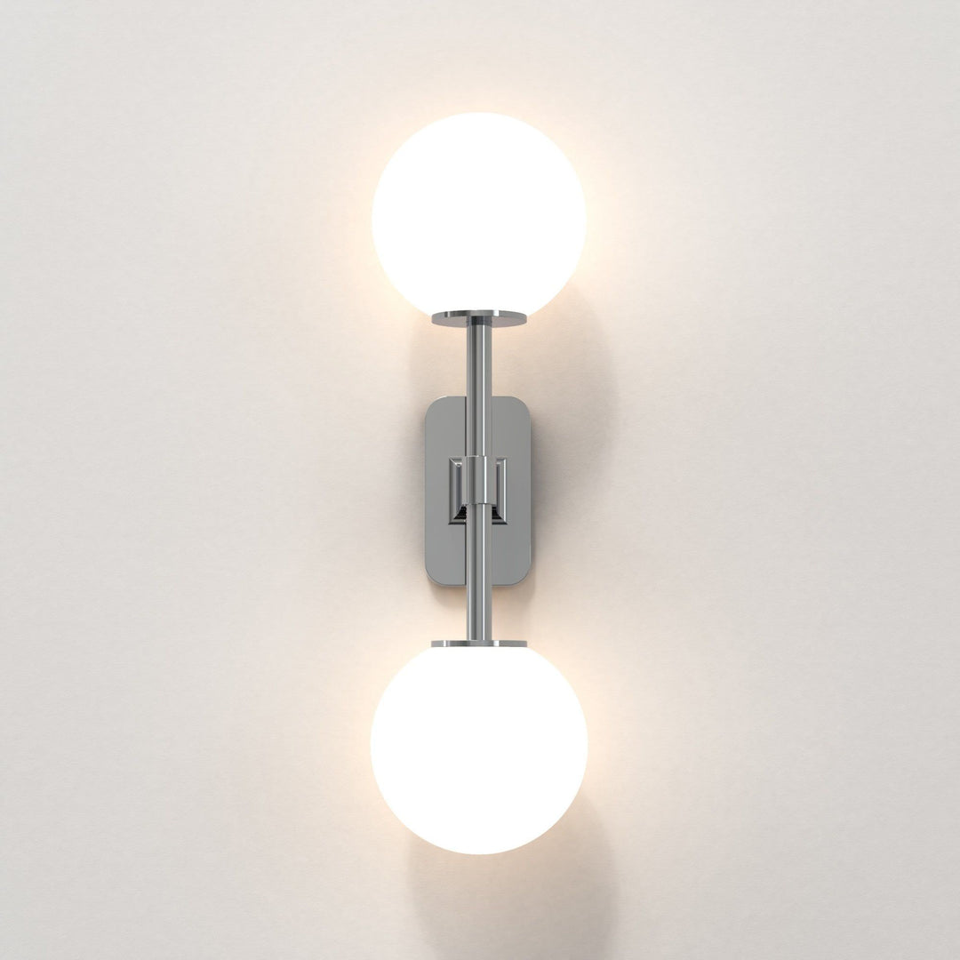 Astro 1429002 Tacoma Twin Bathroom Wall Light Polished Chrome