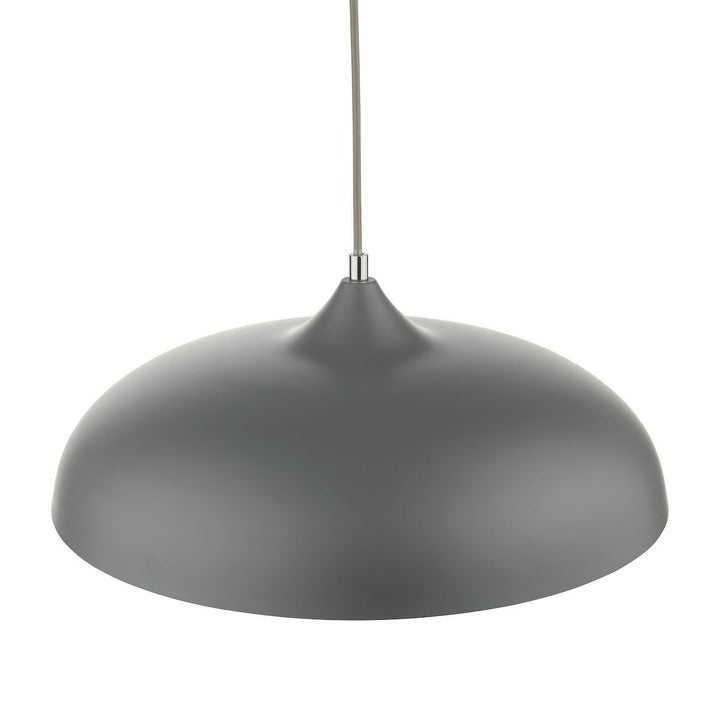 Dar KAE0137 Kaelan 1 Light Single Pendant Graphite