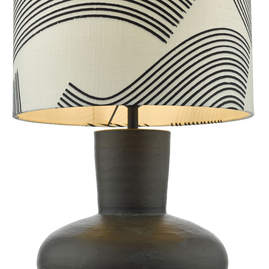 Dar MIH4222 | Miho 1-Light Table Lamp | Black/Bronze