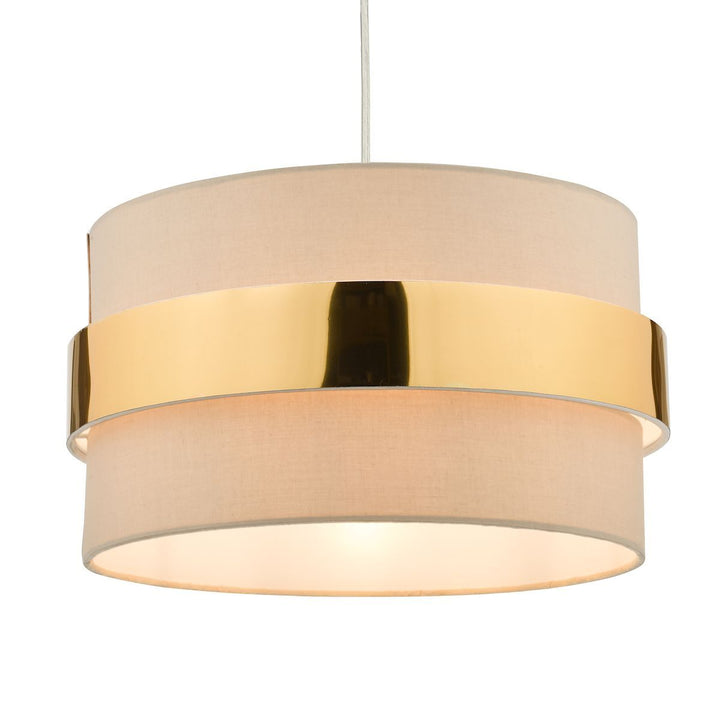 Dar OKI6529 Oki Easy Fit Shade Taupe With Gold Band