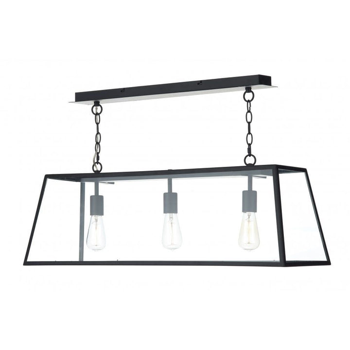 Dar ACA0322 Academy Light Pendant Black