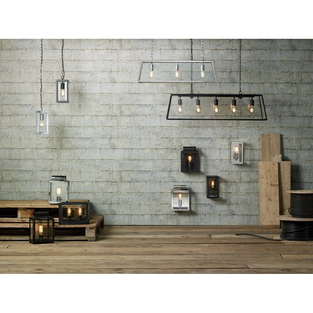 Dar ACA0322 Academy Light Pendant Black