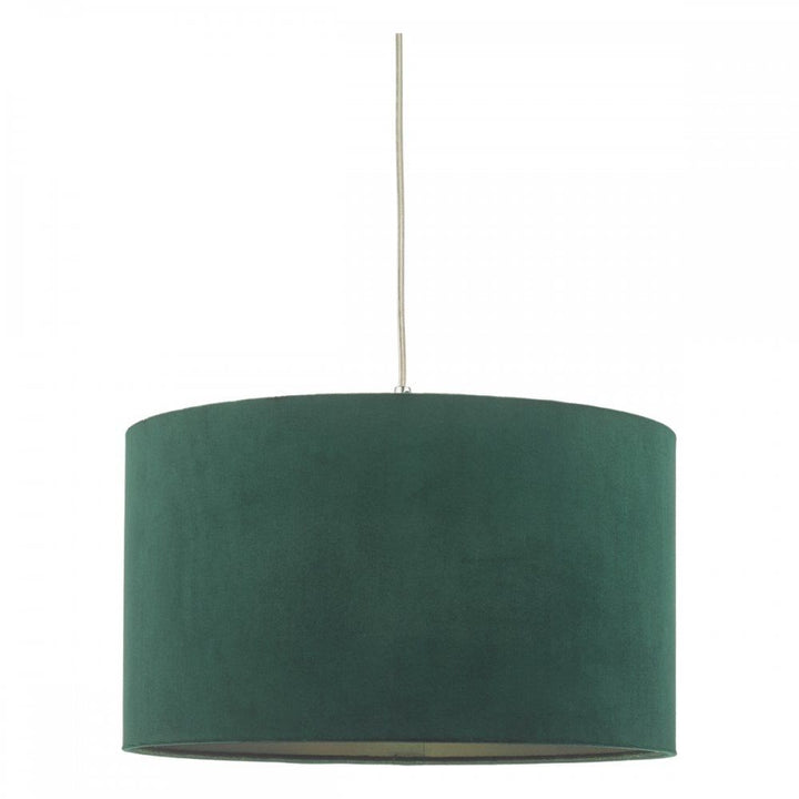 Dar Lighting AKA6524 | Akavia Easy Fit Pendant | Green Velvet