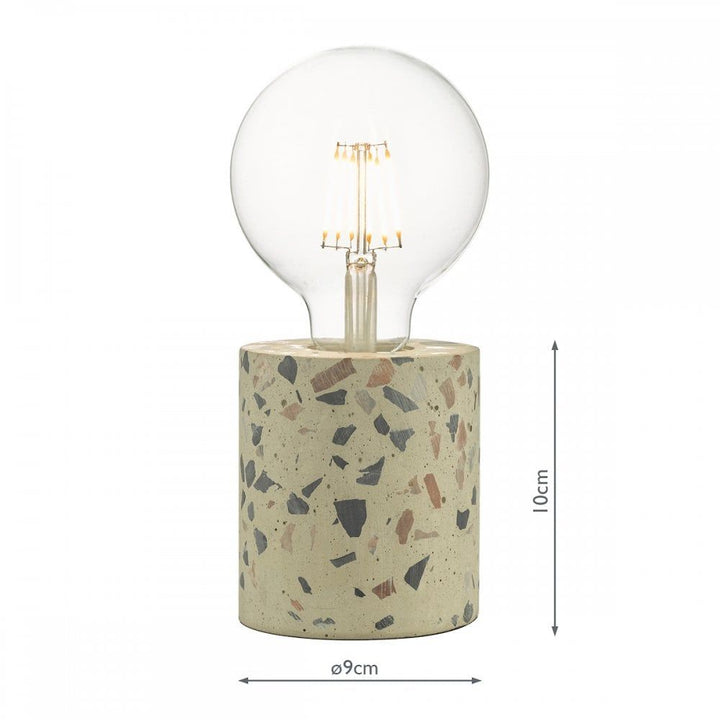 Dar ASI4055 Asim Table Lamp Terrazzo