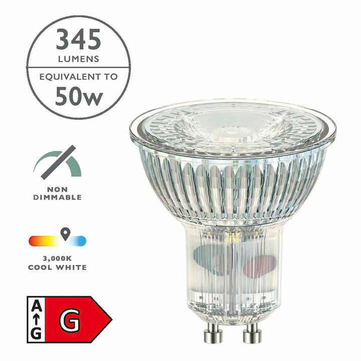 Dar BUL-GU10-LED-8-I | GU10 Reflector LED Bulb | 5W Warm White Non-Dimmable