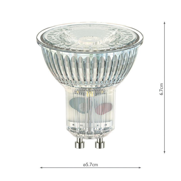 Dar BUL-GU10-LED-8-I | GU10 Reflector LED Bulb | 5W Warm White Non-Dimmable