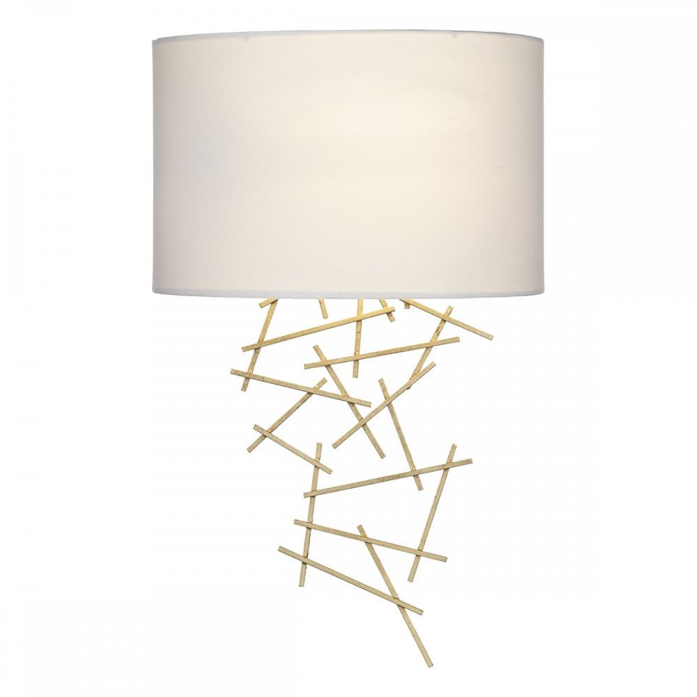 Dar CEV0735 | Cevero | Wall Light | Gold with Shade