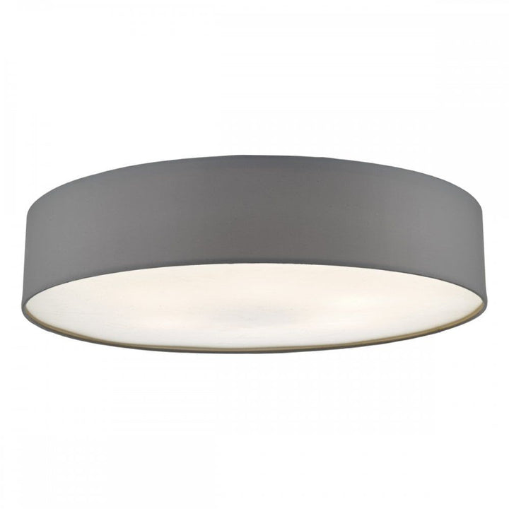 Dar CIE4839 | Cierro | 6-Light Flush Mount in Grey with Glass Diffuser