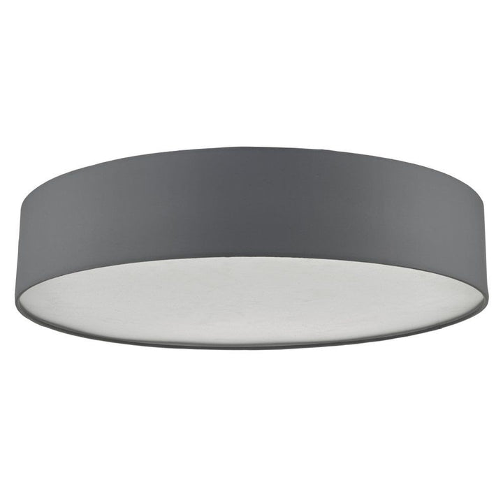 Dar CIE4839 | Cierro | 6-Light Flush Mount in Grey with Glass Diffuser