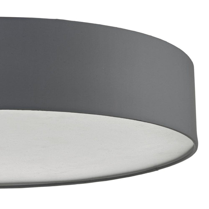 Dar CIE4839 | Cierro | 6-Light Flush Mount in Grey with Glass Diffuser