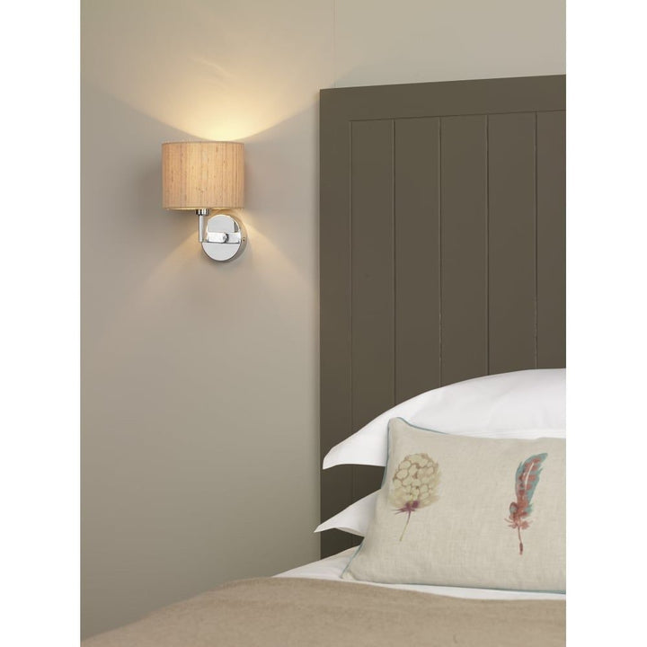Dar FER0750 Ferrara Wall Bracket Round Polished Chrome