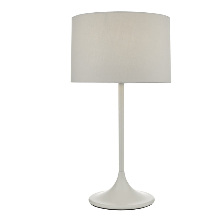 Dar FUN4239 | Funchal | Table Lamp | Grey With Shade