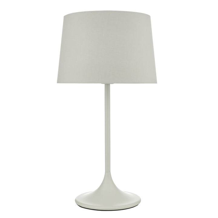 Dar FUN4239 | Funchal | Table Lamp | Grey With Shade