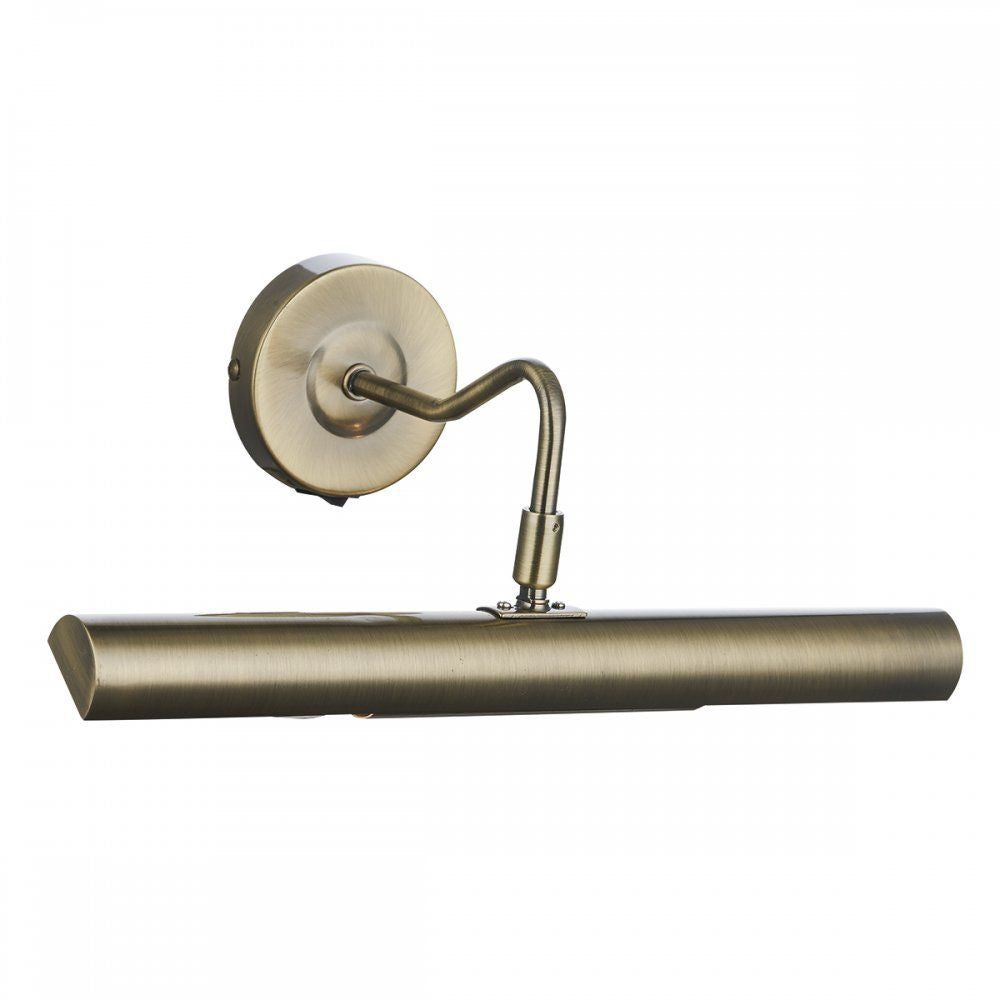 Dar ONE6775 | Onedin Picture Light | Antique Brass