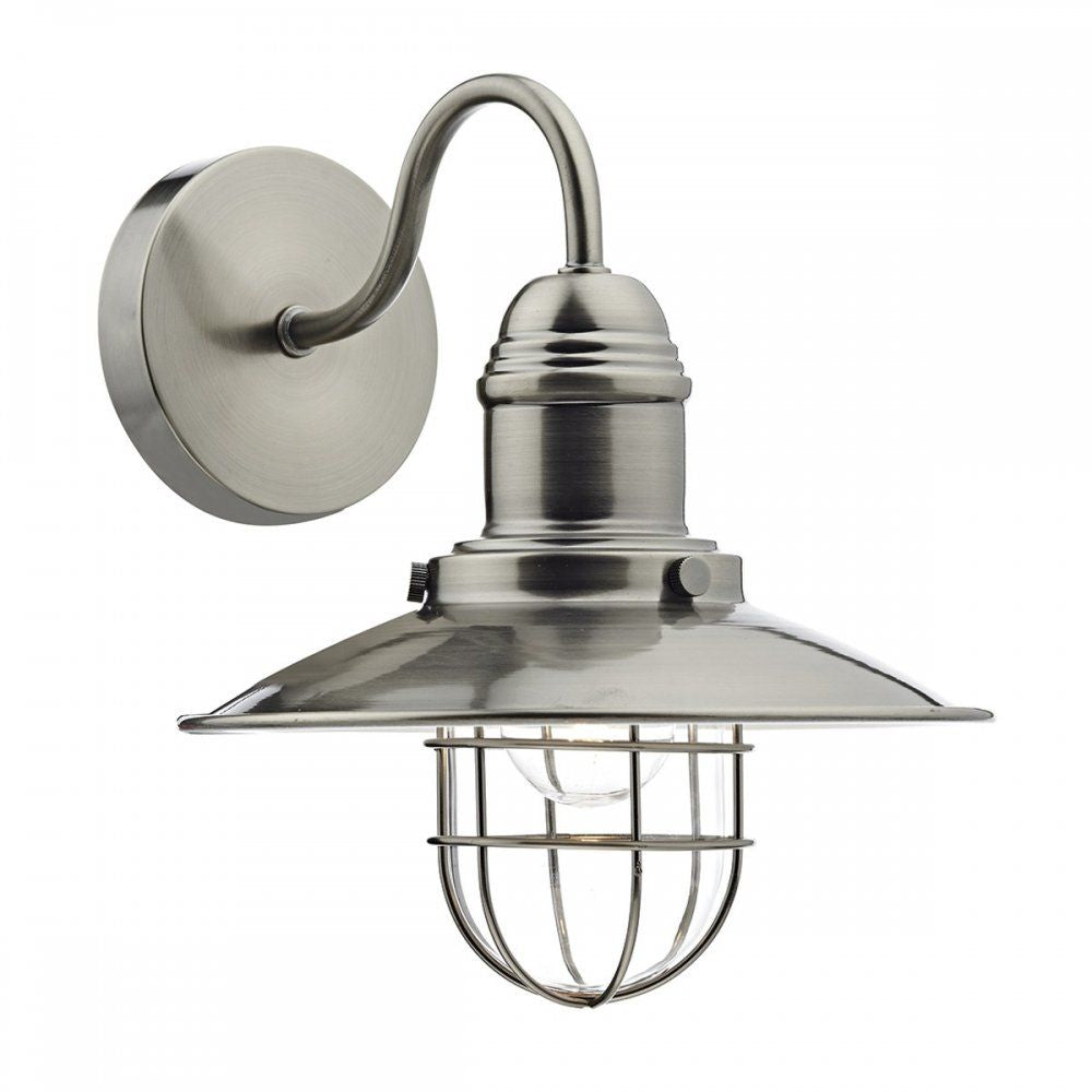 Dar TER0761 | Terrace | Single Wall Bracket | Antique Chrome