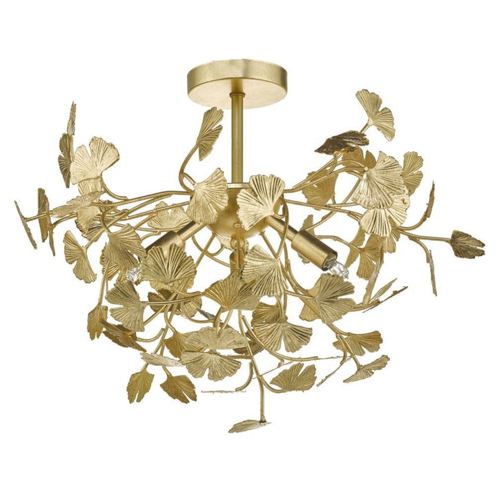 Dar YAD0435 | Yadira Semi Flush | 4 Light Gold Effect