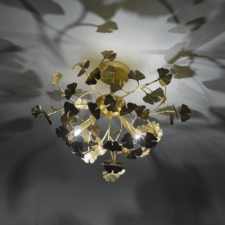 Dar YAD0435 | Yadira Semi Flush | 4 Light Gold Effect