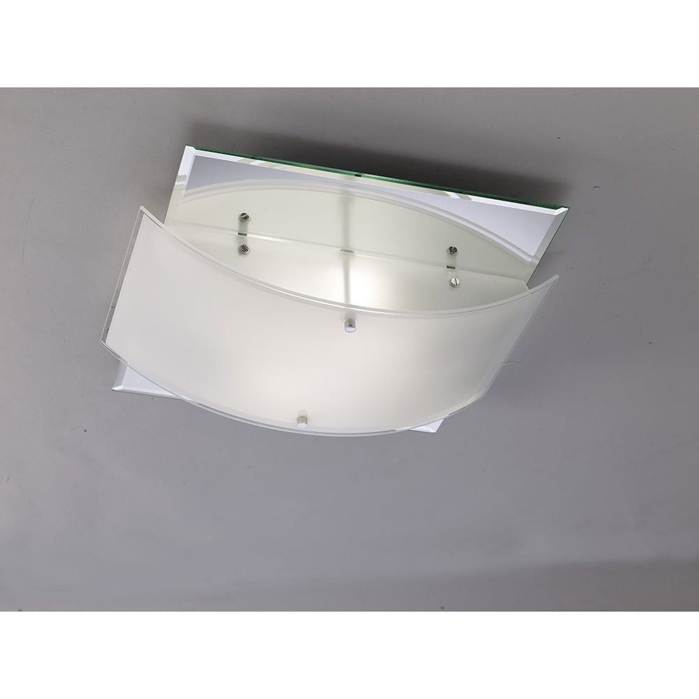 Diyas IL30991 Vito Ceiling Chrome/smoked Mirror