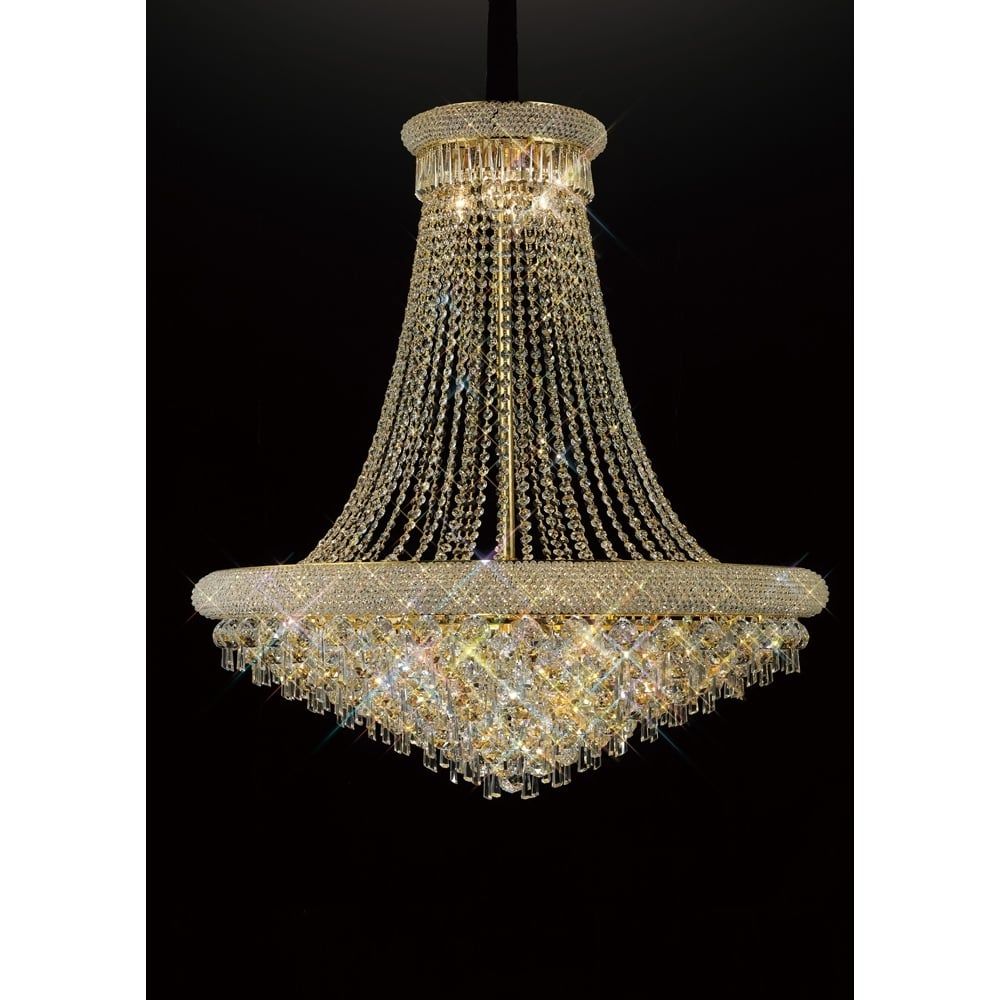 Diyas IL32112 Alexandra Pendant French Gold/crystal