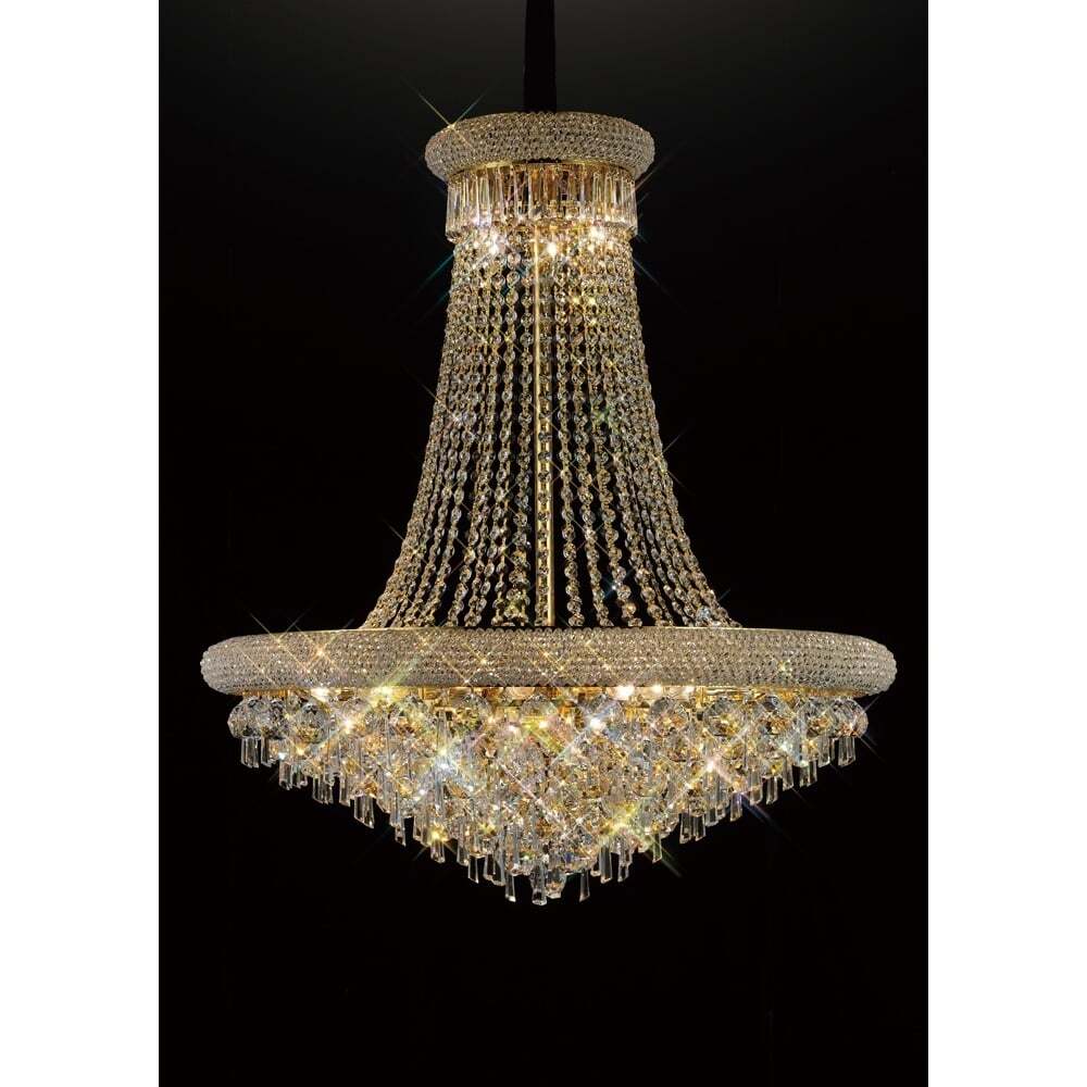 Diyas IL32113 Alexandra Pendant French Gold/crystal