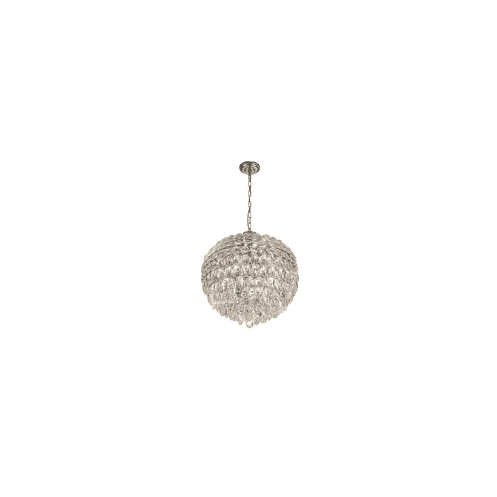 Diyas IL32802 Coniston Pendant 9 Light Polished Chrome Crystal