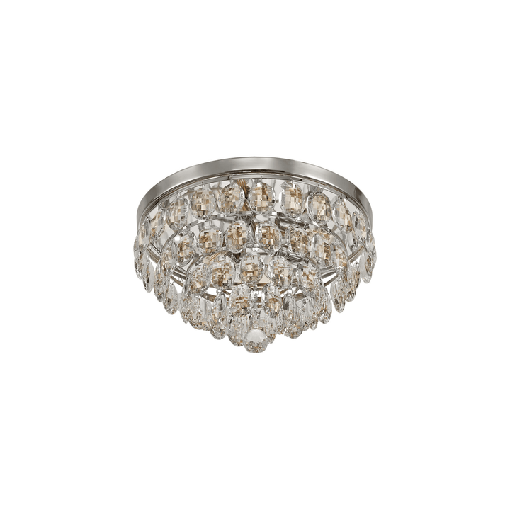 Diyas IL32812 Coniston Flush Ceiling 3 Light Polished Chrome Crystal