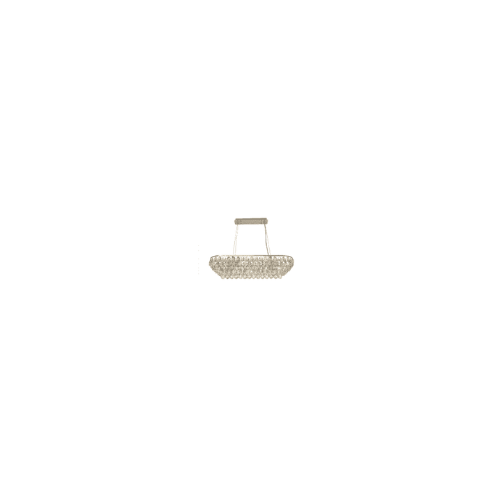 Diyas IL32820 Coniston Linear Pendant 8 Light Polished Chrome Crystal