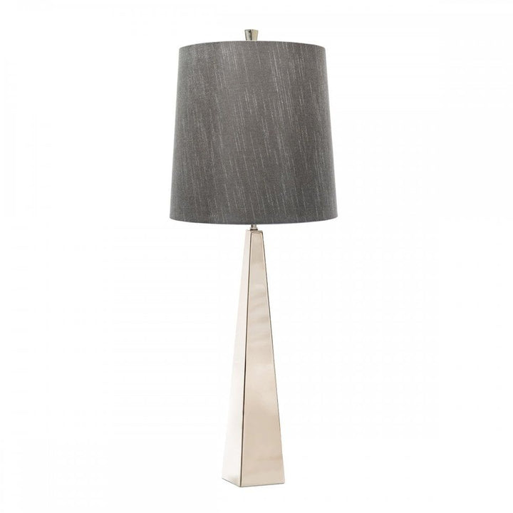 Elstead ASCENT/TL PN Ascent 1 Light Table Lamp Polished Nickel