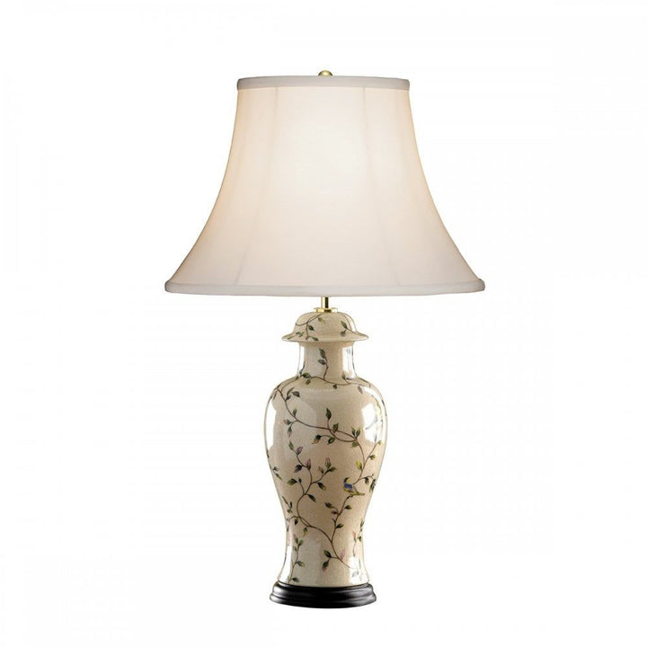 Elstead BLACKBIRDS/TL Black Birds 1 Light Table Lamp Black and Gold