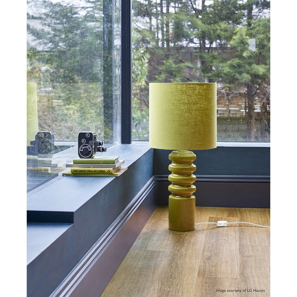 Elstead CONTOUR/TL LIME Contour 1 Light Table Lamp Lime