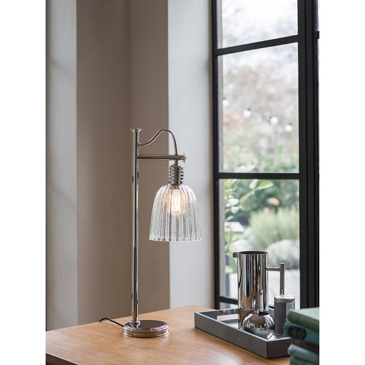 Elstead DOUILLE/TL PN Douille 1 Light Table Lamp Polished Nickel