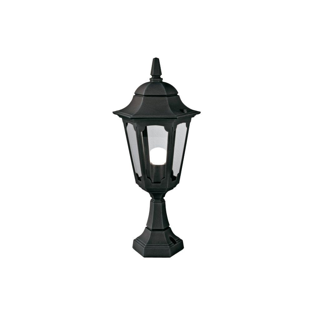 Elstead PR4 BLACK Parish Pedestal Lantern Black