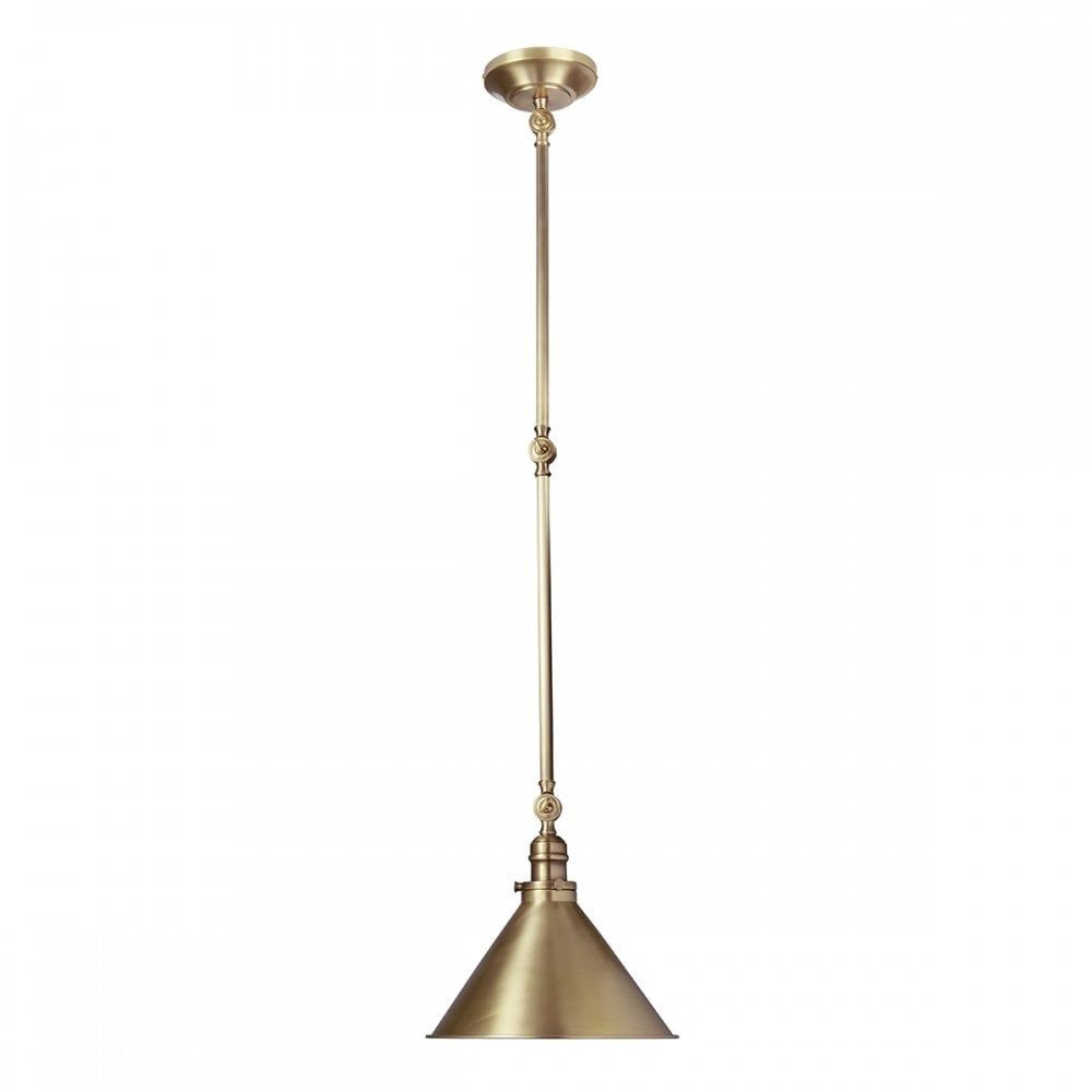 Elstead PV/GWP AB Provence 1 Light Wall Light/Pendant Aged Brass